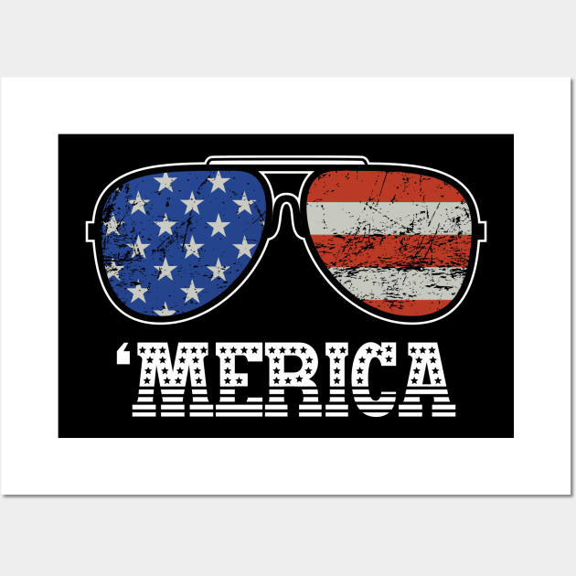 Merica Wall Art by sevalyilmazardal